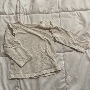 Cat and Jack ruffled shoulder top